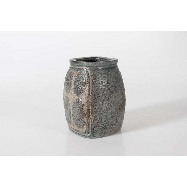 1970s Brutalist Danish Unic Rustic Vase by Sejer, 1970s For Sale - Image 5 of 8