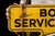 Yellow 1920s–1930s Chicago Motor Club Aaa Double-Sided Porcelain Sign For Sale - Image 8 of 9