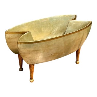 Vintage Footed Decorative Bowl For Sale