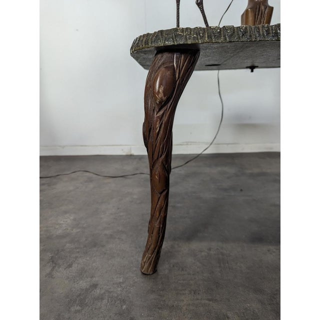 Palm Tree Floor Lamp by Alberto Tura, 1950s For Sale - Image 6 of 10