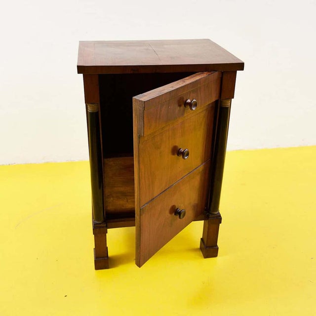 Antique Empire Bedside Table For Sale - Image 4 of 11