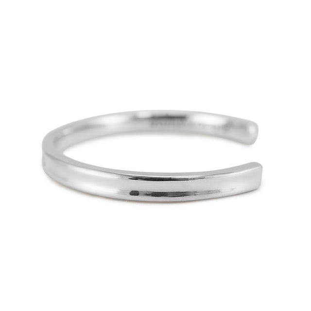 Tiffany & Co. Tiffany 1837 Narrow 925 Silver Medium Cuff Bangle Bracelet For Sale In Houston - Image 6 of 9
