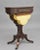 19th Century Rosewood and Brass Inlaid Worktable For Sale - Image 13 of 14