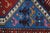 Hand Knotted Wool Geometric Diamond Medallion Tribal Animal Rug Runner 3' X 12' For Sale - Image 10 of 14