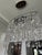 Contemporary Cantoni Niagara 4 Light Crystal and Chrome Chandelier Unmarked For Sale - Image 3 of 5