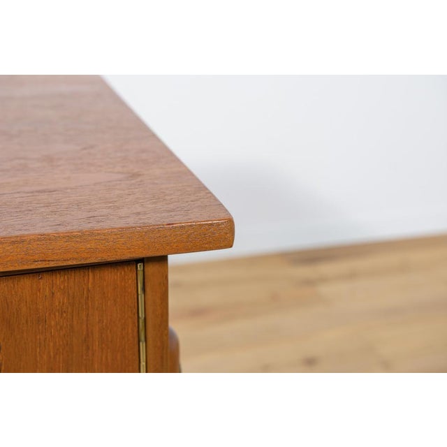 Mid-Century Danish Freestanding Teak Desk, 1960s For Sale - Image 13 of 18