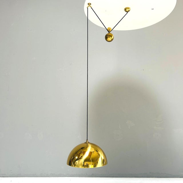 Pendant Lamp with Side Pull from Florian Schulz, 1980s For Sale - Image 6 of 9