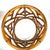 1960s McGuire Style Rattan Side Table Base With Geometric Lattice Frame For Sale - Image 10 of 10