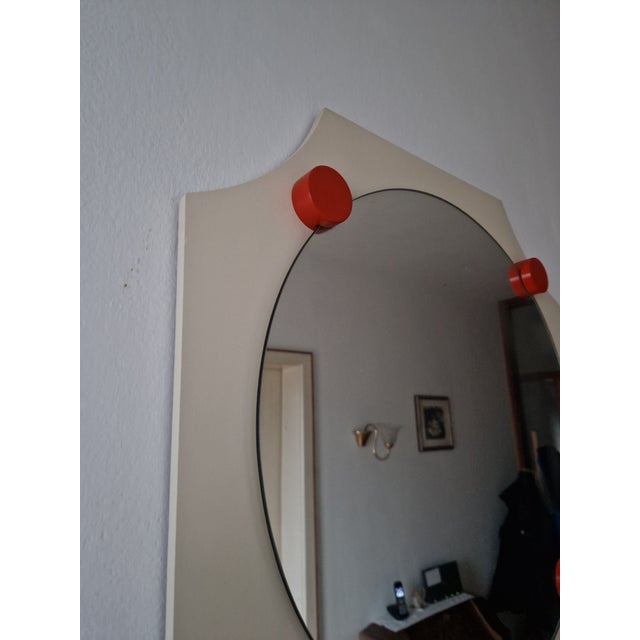 Vintage Space Age Design Mirror, 1970 For Sale - Image 3 of 9