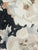 2020s Fabricut "Perseids" Charcoal Watercolor Floral Velvet Fabric- 7.8 Yards For Sale - Image 5 of 9