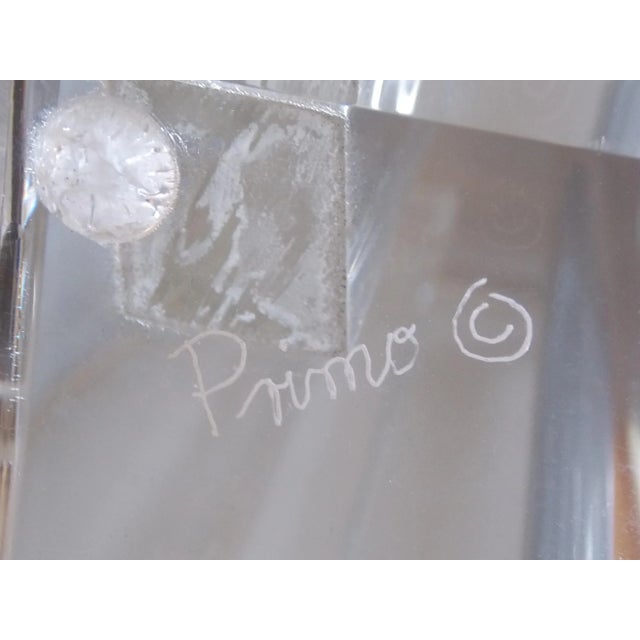 1960s Modern Acrylic Table Lamp For Sale - Image 12 of 13