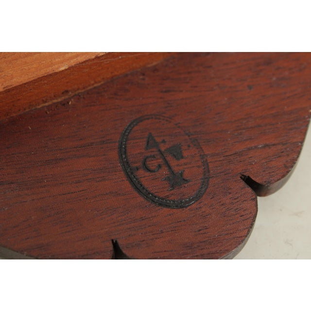 Virginia Metalcrafters Colonial Williamsburg Mirror & Shelf For Sale - Image 12 of 12