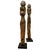 Mid 20th Century Vintage Hand Carved African Figures - a Pair For Sale - Image 5 of 8