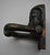 Cast Iron Egyptian Motif Door Knocker Circa 1930. The patina is a mix of dark gray with bronze colored highlights.