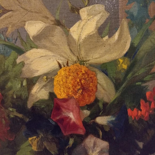 Still Life, Oil on Canvas, 1850s For Sale - Image 8 of 12
