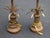 Hollywood Regency Vintage Palm Tree Buffet Lamps - a Pair For Sale - Image 3 of 4