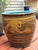 Ceramic Large Chinese Glazed Terracotta Earthenware Planter Set Decorated With Dragons Egg Pots For Sale - Image 7 of 18