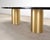 India Mahdavi Alber Sectional Walnut Brass Dining Table 11 Ft For Sale - Image 15 of 18
