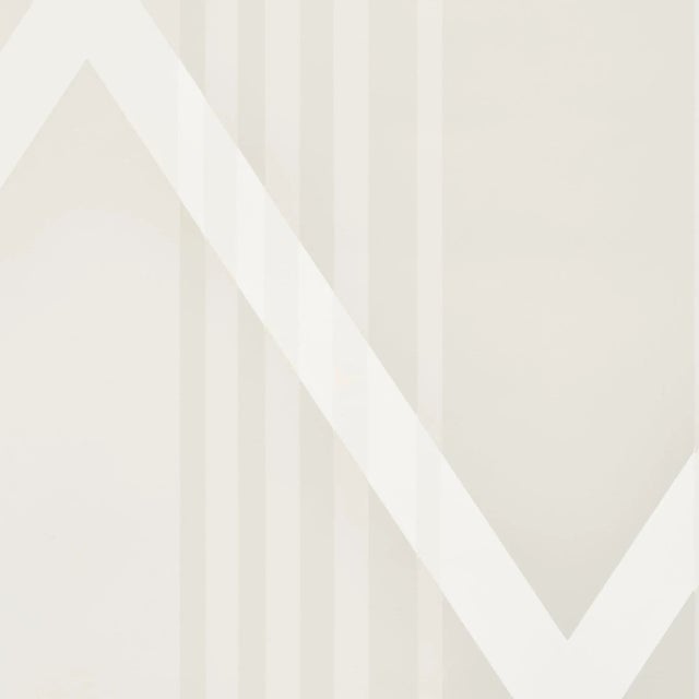 Contemporary Sample - Schumacher X David Oliver MontiWallpaper in Stone For Sale - Image 3 of 4