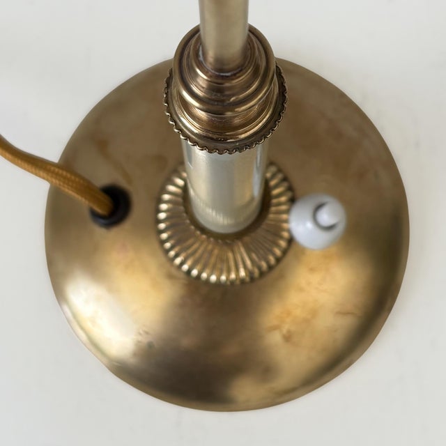 1940s Modernist Model 31570 Table Lamp by Bertil Brisborg for Nordiska Kompaniet, Sweden, 1940s For Sale - Image 5 of 12