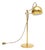 Vintage French Brass Desk Lamp, 1970s For Sale