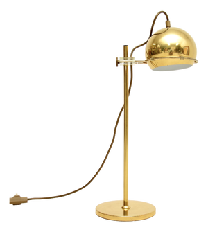 Vintage French Brass Desk Lamp, 1970s