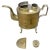 Antique Brass Double Lid Kettle For Sale - Image 4 of 7