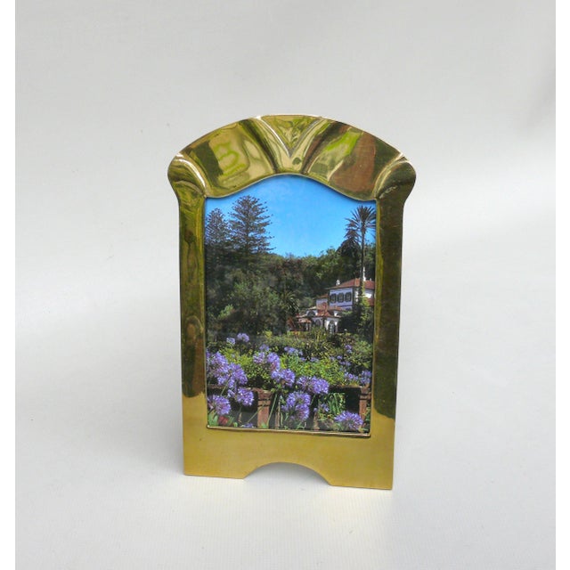 German Art Nouveau Picture Frame in Brass, 1890s For Sale - Image 17 of 17