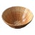 Vintage Portuguese Ceramic Basket Weave Serving Bowl For Sale