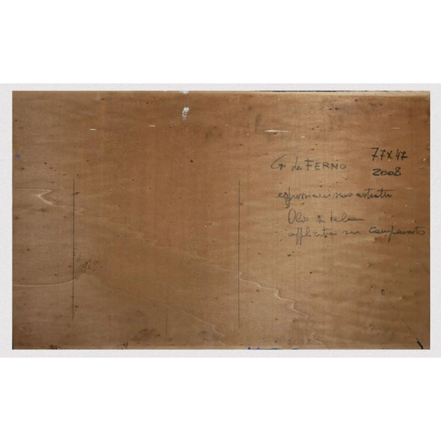Contemporary Giorgio Lo Fermo, Abstract Expressionism, Original Oil on Canvas, 2008 For Sale - Image 3 of 4