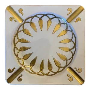 Art Deco Ugo Zaccagnini Ceramic Ashtray