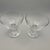 Mid-Century Modern Vintage Crystal Coupe Glasses Ball Stem Baluster Scandinavian Style Heavy Glass - Set of 2 For Sale - Image 3 of 9