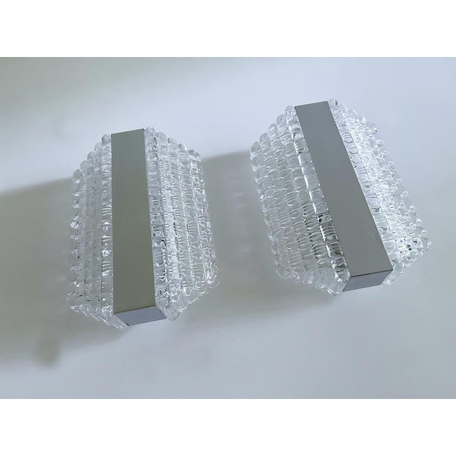 Vintage Glass Sconces from Kaiser, Set of 2 For Sale - Image 10 of 18