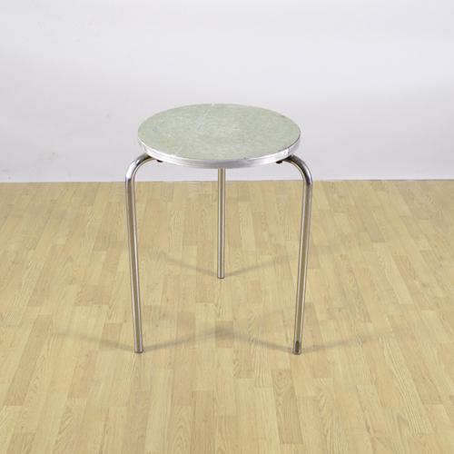 Industrial Round Garden Table, 1950s For Sale - Image 9 of 9