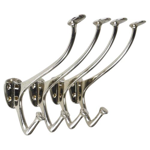 Art Nouveau Nickel Brass Wall Hook by Adolf Loos, 1900s For Sale - Image 16 of 16