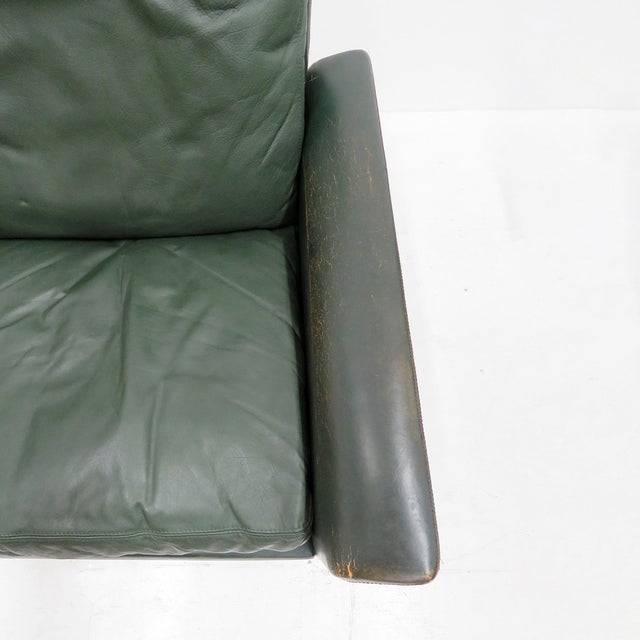 Dark Green Hans Olsen Club Chairs & Ottoman, 1960 For Sale - Image 8 of 10