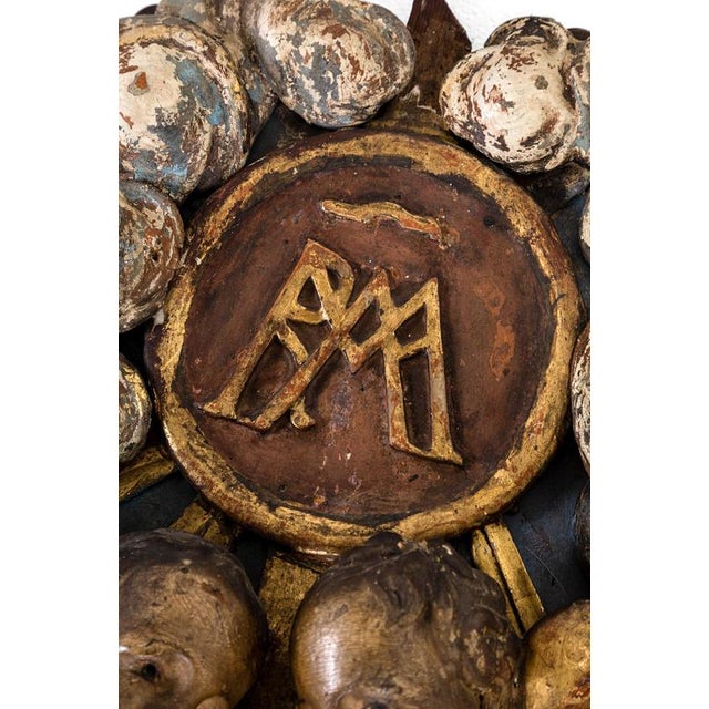 Rococo Painted Mirror, 18th Century For Sale - Image 9 of 14