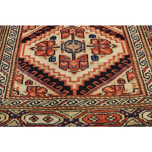Antique Persian Malayer Hallway Runner - 03'04 X 11'01 For Sale - Image 4 of 10