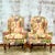 Queen Anne Vintage Boho Wingback Chairs in Brunschwig and Fils Floral - a Pair For Sale - Image 3 of 5