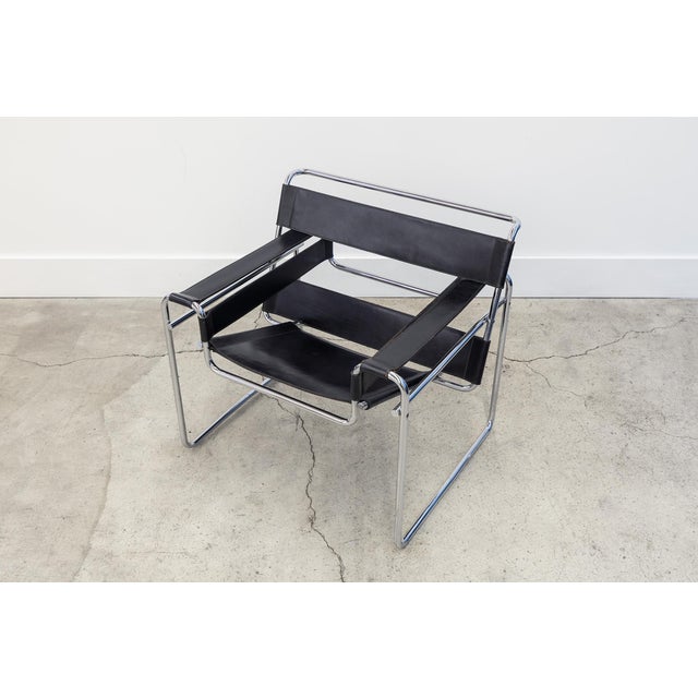 1960s 1960s Knoll Wassily Chairs by Marcel Breuer Made in Italy Set of 2 For Sale - Image 5 of 10
