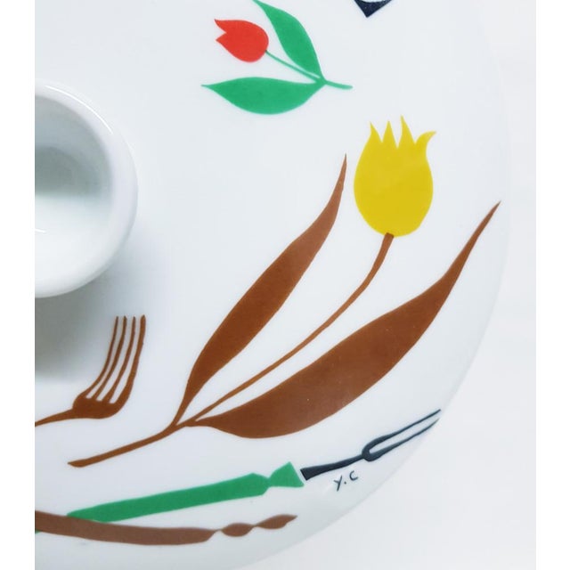 Porcelain Fondue Pot with Recipe by Schönwald For Sale - Image 6 of 12