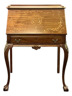 Antique Inlaid French Ladies Writing Desk