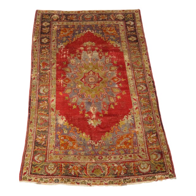 Vintage Turkish Kaisery Rug For Sale