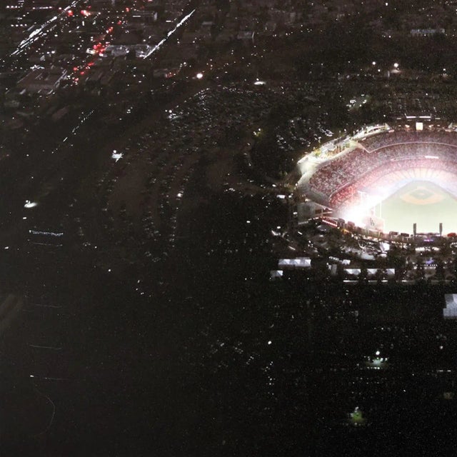 Dodger Stadium Sky High - Original Photography and Mixed Media Los Angeles City Landscape Artwork by Pete Kasprzak For Sale - Image 4 of 7
