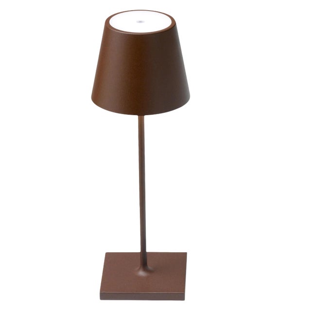Zafferano Poldina Pro Mini Cordless Lamp in Rust For Sale - Image 4 of 4