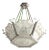 French Art Deco Pendant Chandelier Signed by Noverdy For Sale