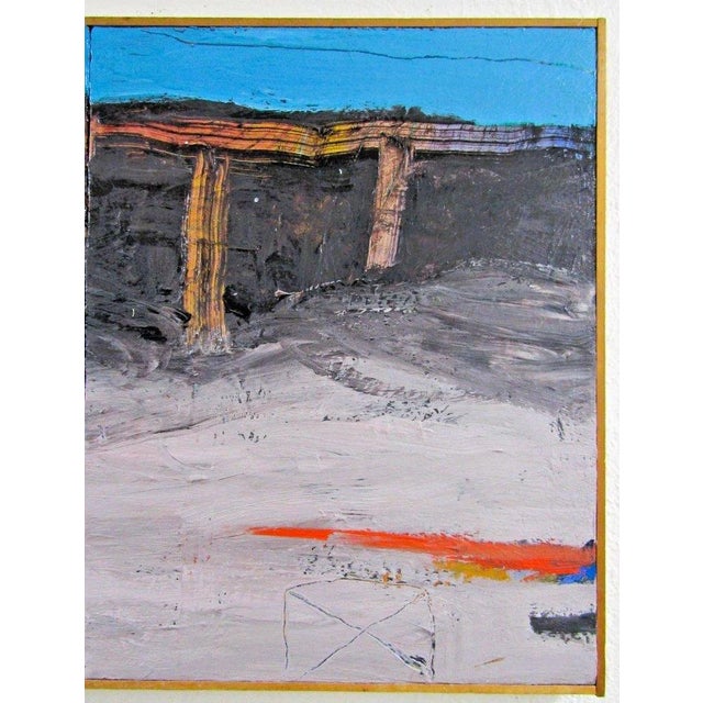Abstract Expressionism Darryl Edwards Excavation Site 1990 Abstract Expressionist Diptych Oil Painting For Sale - Image 3 of 10