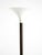 Stunning xxl 1970s pop art "tulip" floor lamp. Metal frame with a burgundy-red wicker/woven covering. Most likely of...