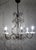 Metal and Murano Glass Six-Light Drop Chandelier, 1950s For Sale - Image 11 of 11