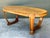 Vintage Art Deco Scalloped Edge Burl Wood Center Hall Table For Sale - Image 13 of 14